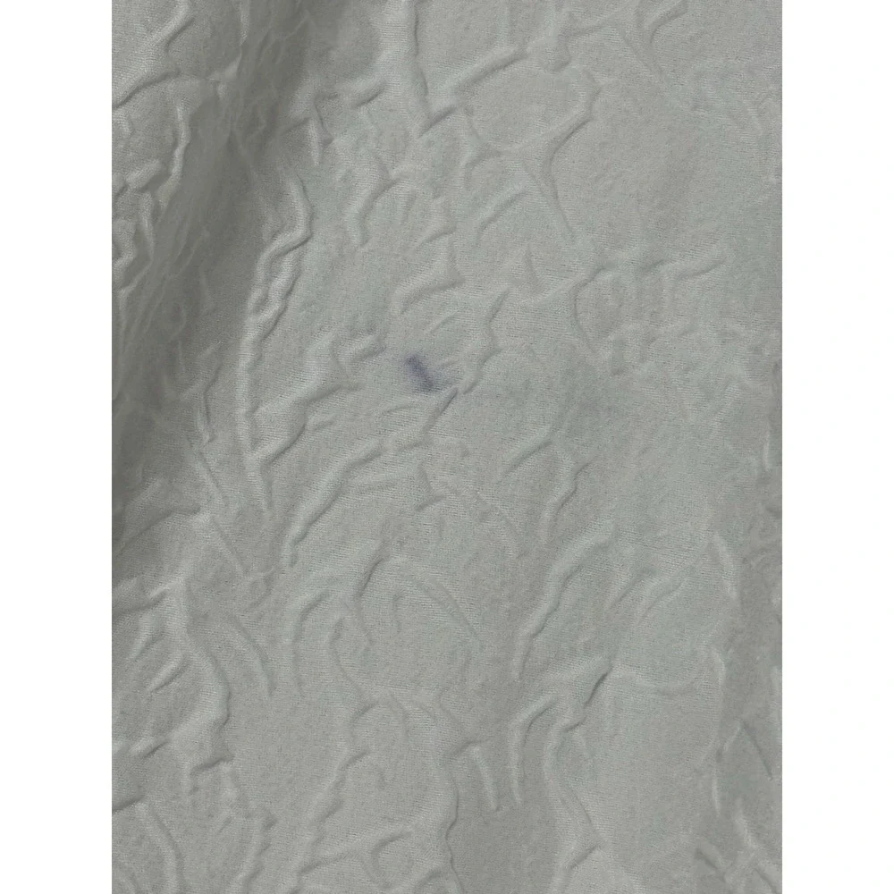 DKNY Soft Textured Solid White Duvet Cover  Queen Full‎  ,Buttons
